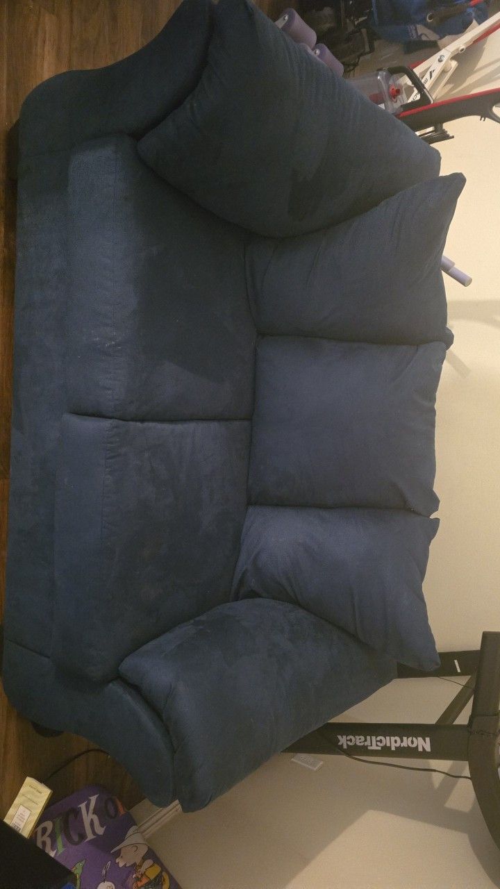 Small Blue Couches