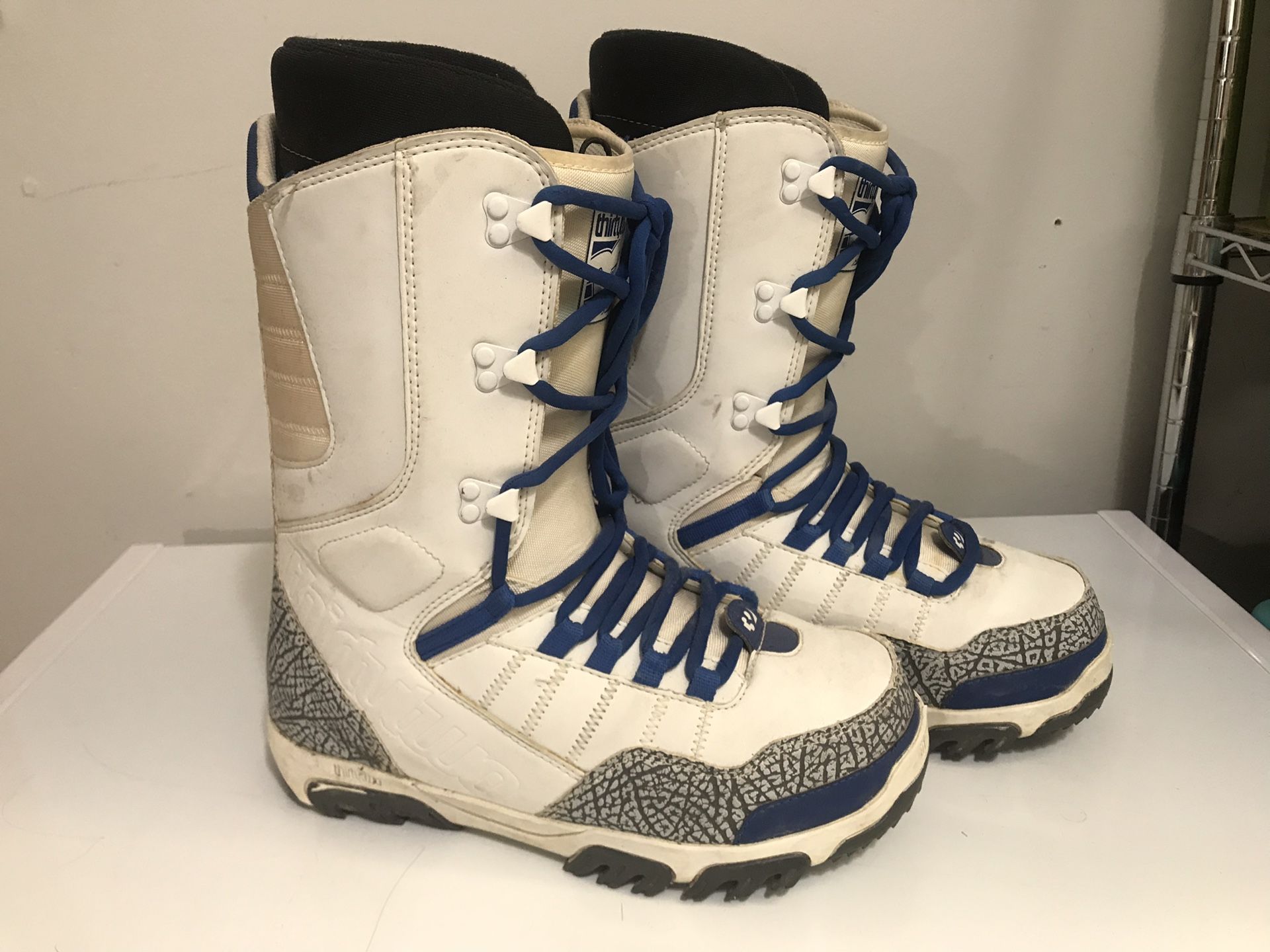 ThirtyTwo True Blue 3 Jordan Snowboard Boots Sz 10 Mens
