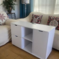 Drawer Wood Lateral File Cabinet Rolling Filing Cabinet 