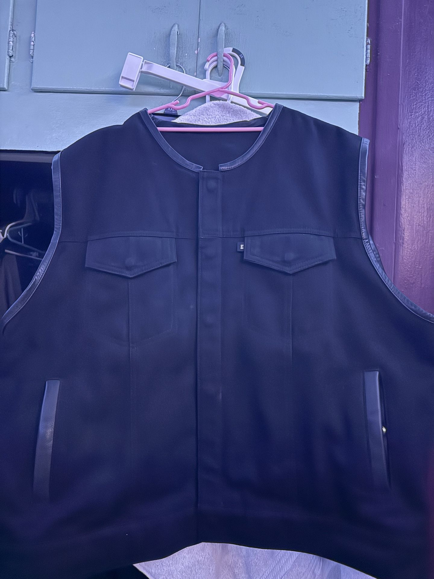 Espinoza’s Black Denim Vest. 3xl