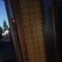 Small Glass Curio Cabinet Or Could Be A Gun Cabinet