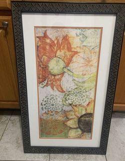 16.75x28.75 framed layered wall art