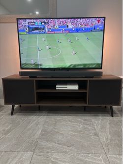 TV STAND and LG 50inch 4k Smart TV