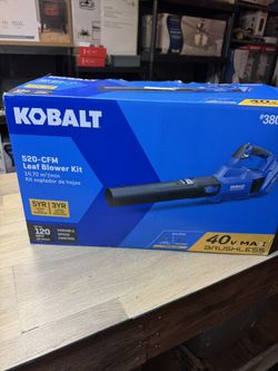 🍃 Brand New Kobalt 40V Max Leaf Blower Kit – 520 CFM! 🍃