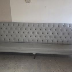 Huge leather sofa