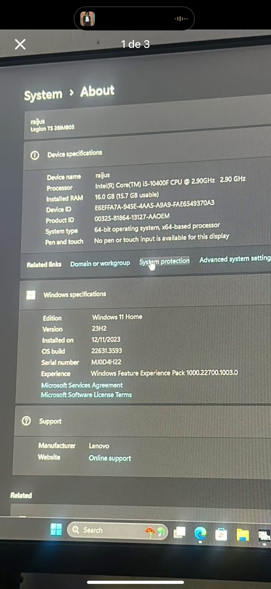 Legion Lenovo Pc Gamer