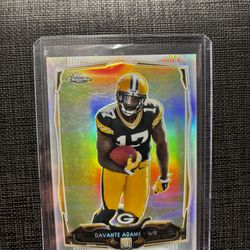 Devante Adams Rookie Card-2014 Tops Chrome Refractor Packers
