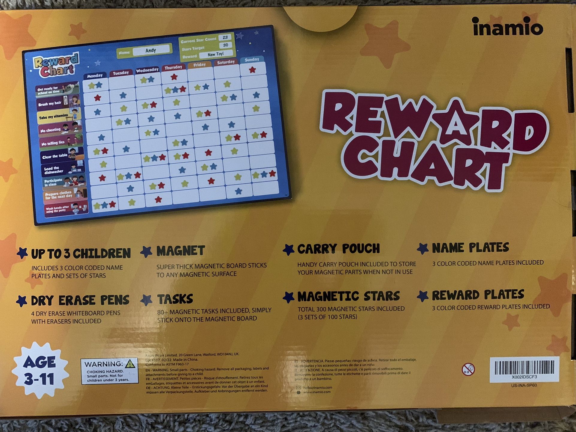 Kids Reward Chart *NEW*
