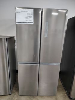 Frigidaire 17cu refrigerator 4door bottom freezer
