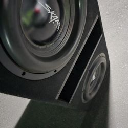 Skar Audio EVL-2X12D4 Dual 12" EVL Subwoofers In Loaded Vented Enclosure