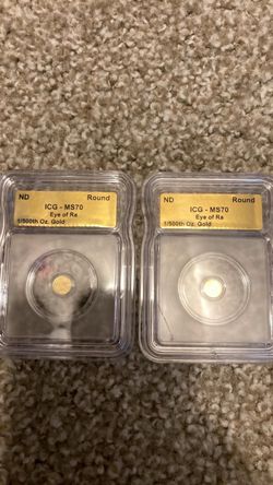 MS70 Gold Rounds
