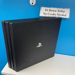 Sony Playstation 4 Pro PS4 Game Consoles - PAYMENTS AVAILABLE With $1 DOWN - NO CREDIT NEEDED