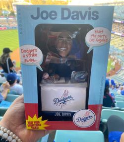 Joe Davis Talking LA Dodgers Bobblehead
