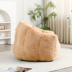Bean Bag Chair, Bean Bag Sofa Chair with Armrests Stuffed High-Density Foam, Lazy Sofa Comfy Chairs BeanBag Chair for Adults in Living Room,Bedroom Re