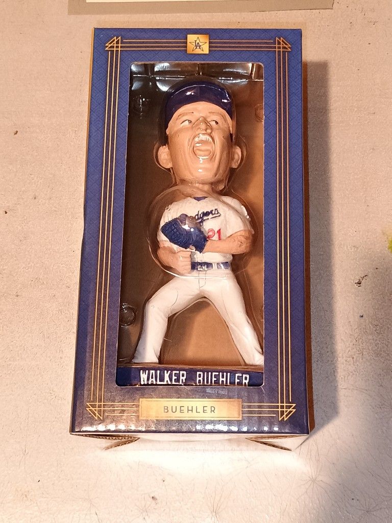 LA Dodgers Walker Buehler Bobblehead, July 19, 2021 Stadium Giveaway, New In Box
