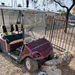 Two Ez Go Golf Carts 