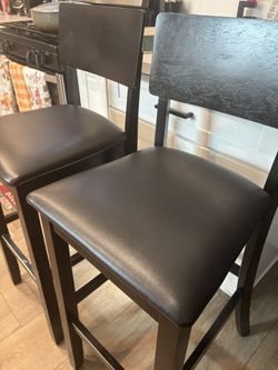 Black Bar Height Stools