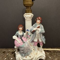German Porcelain Lamp