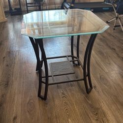 Glass Side Table