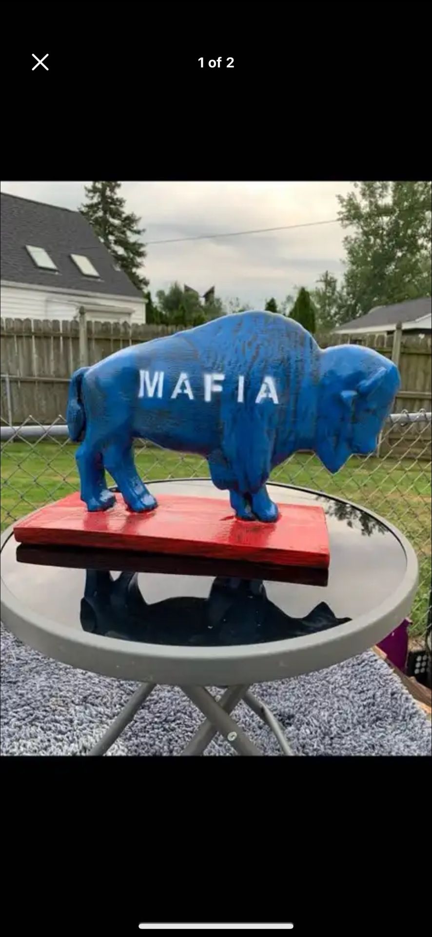 Bill’s Mafia Buffalo Statue