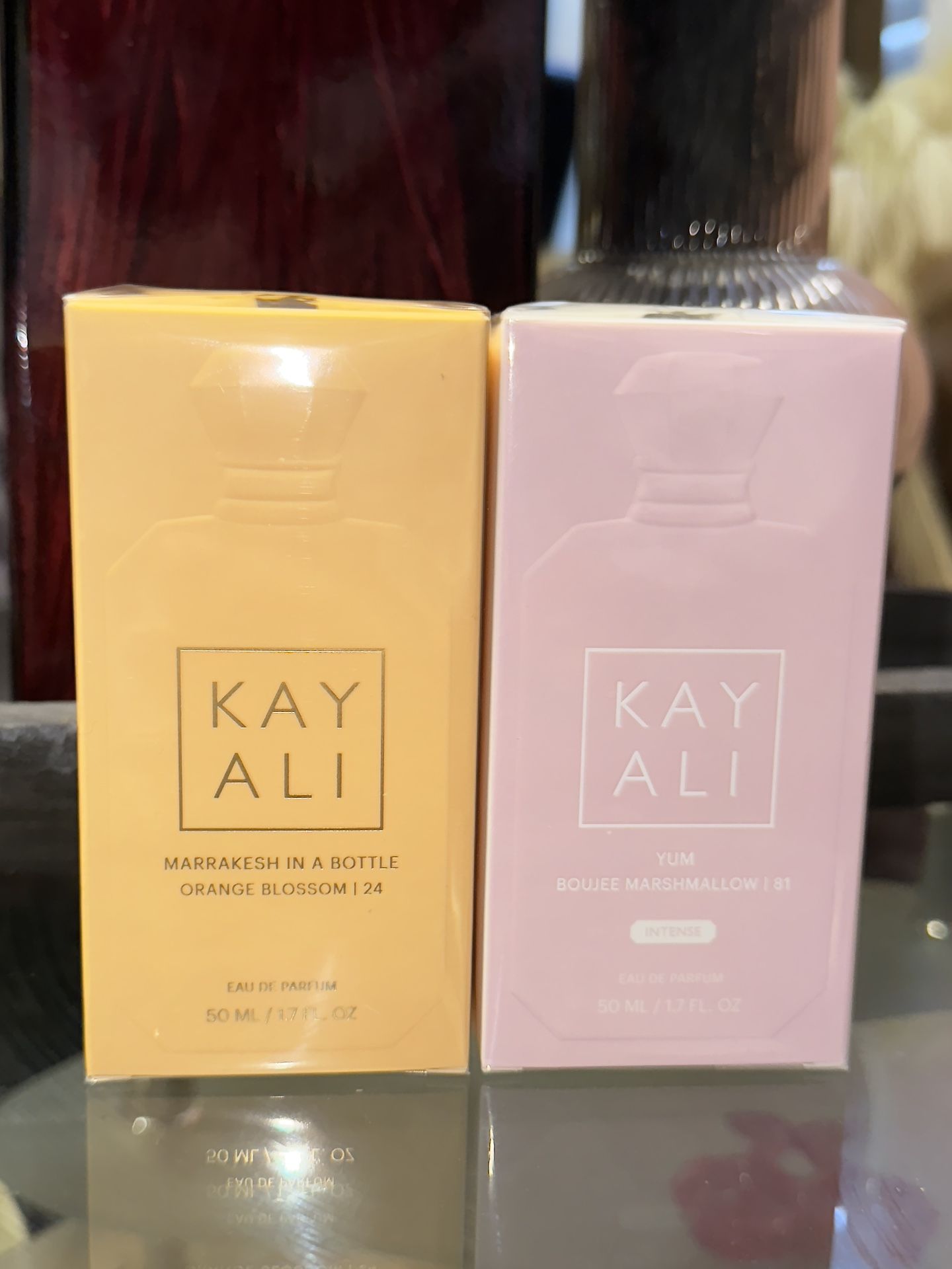 Kayali yum boujiee marshmallow and marakesh in a bottle bnib 50ml perfume bundle