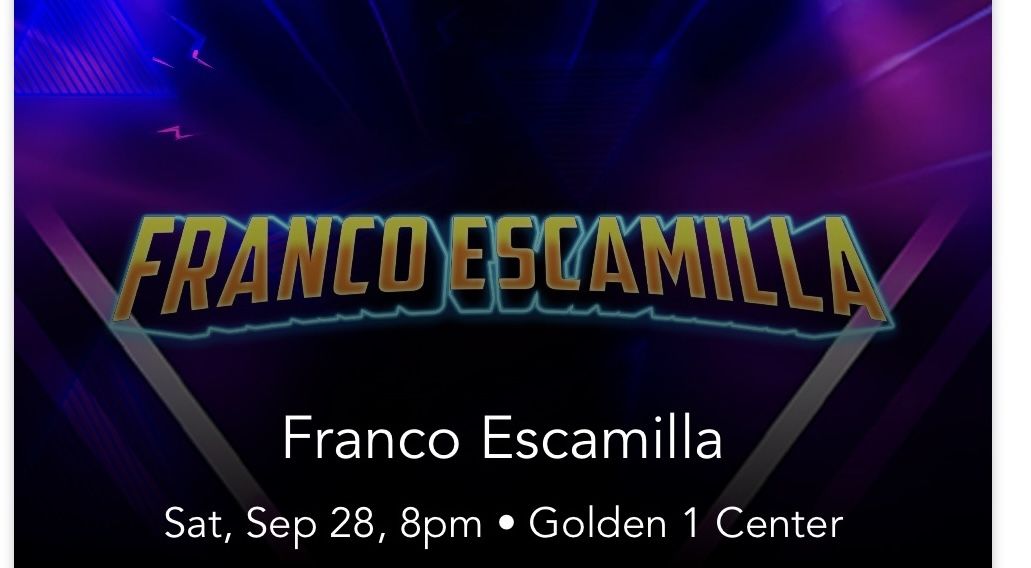 2 Boletos Para Franco Escamilla