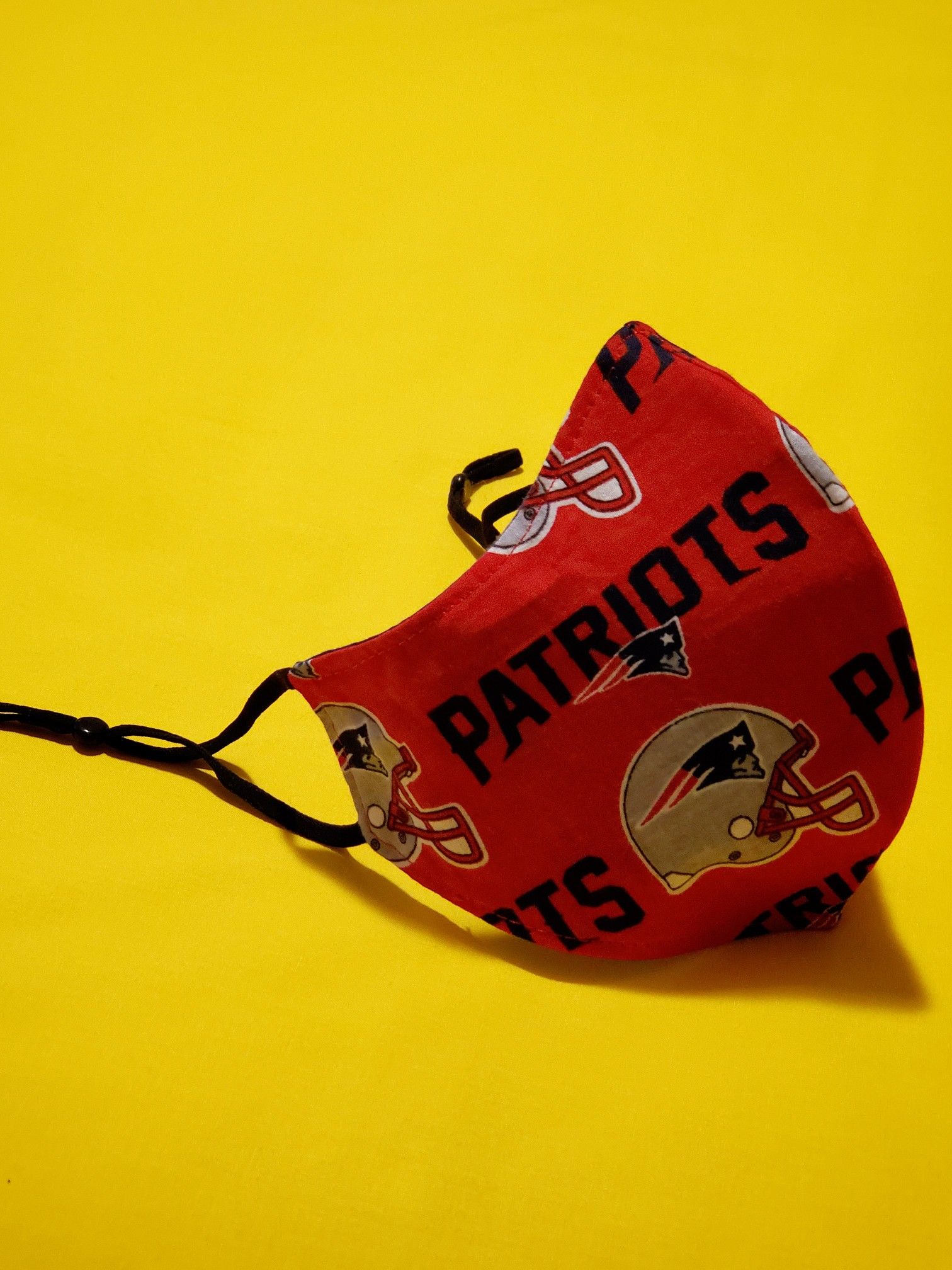 Handmade New England Patriots Adjustable Face Mask