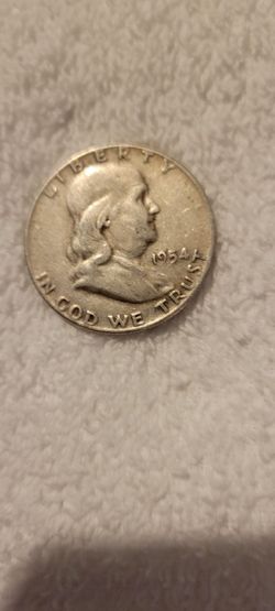 1954 Benjamin Franklin Half Dollar