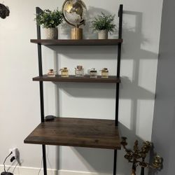 Wall Mount 2-Shelf Desk