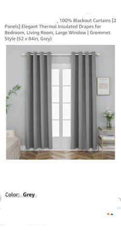 Grey Curtains 