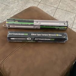 1/2, 3/8 Pittsburgh Torque Wrench (new) 