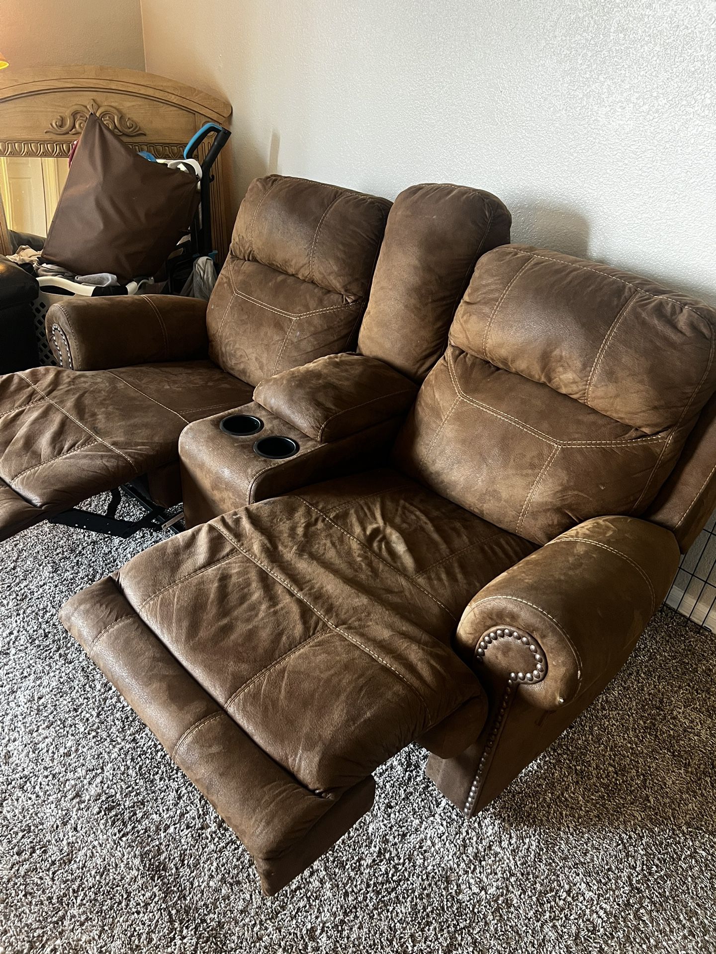 Double Seated Recliner 
