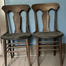 Antique Wooden Chairs