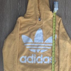 Light Orange/Yellow Women's Adidas Hoodie M