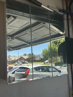 Mirror With Cabinet