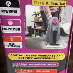 New SteamFusion Handheld Steam Cleaner