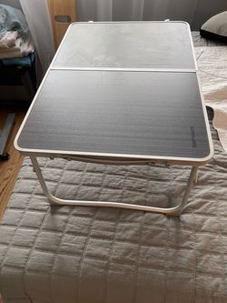 Folding bed tray lap table