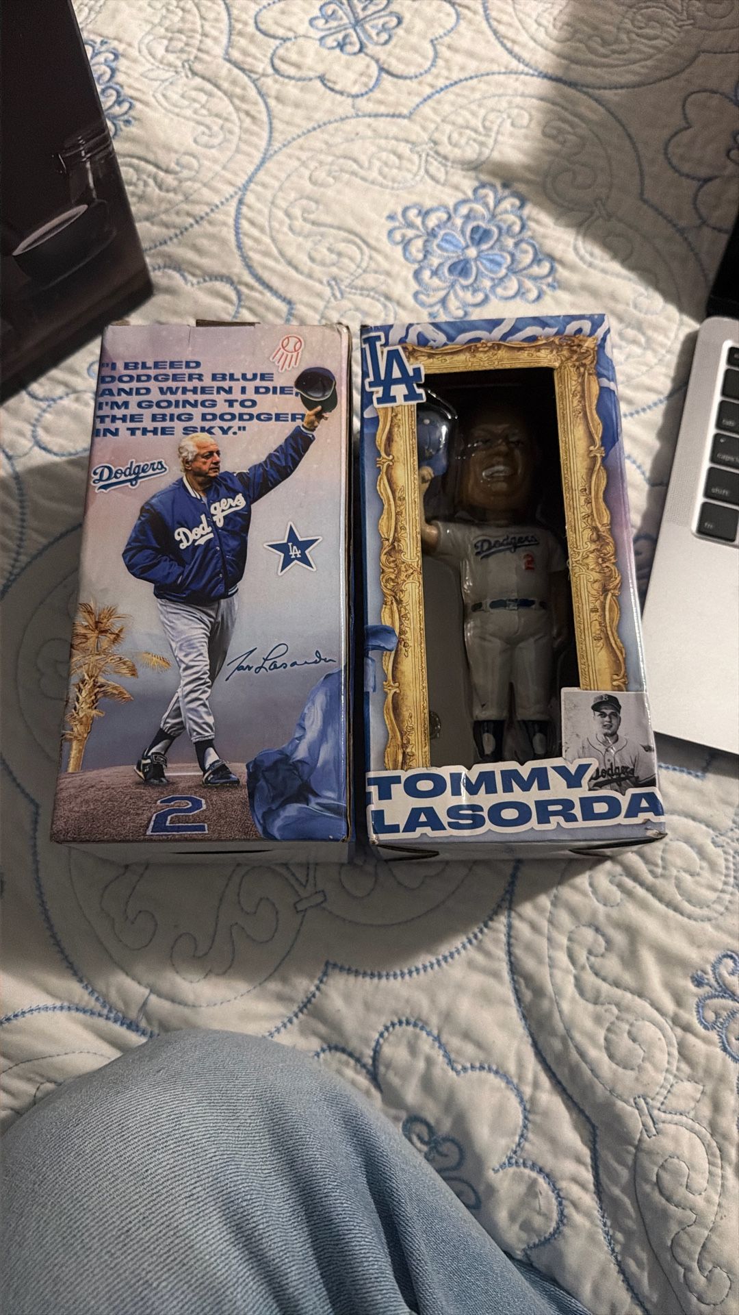 Tommy Lasorda Los Angeles Dodgers Bobblehead (2021) – Hall of Fame Manager – Boxed
