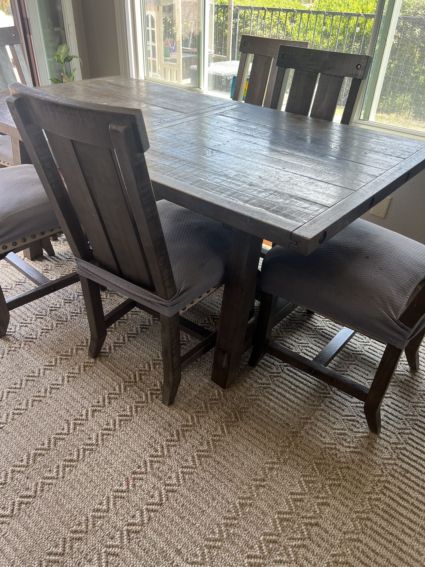 DIY Table And Chairs With Bench