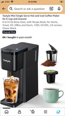 Single Serve Hot and Iceed Coffee Maker