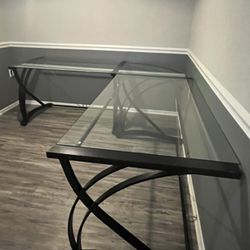 Elegant Glass Desk