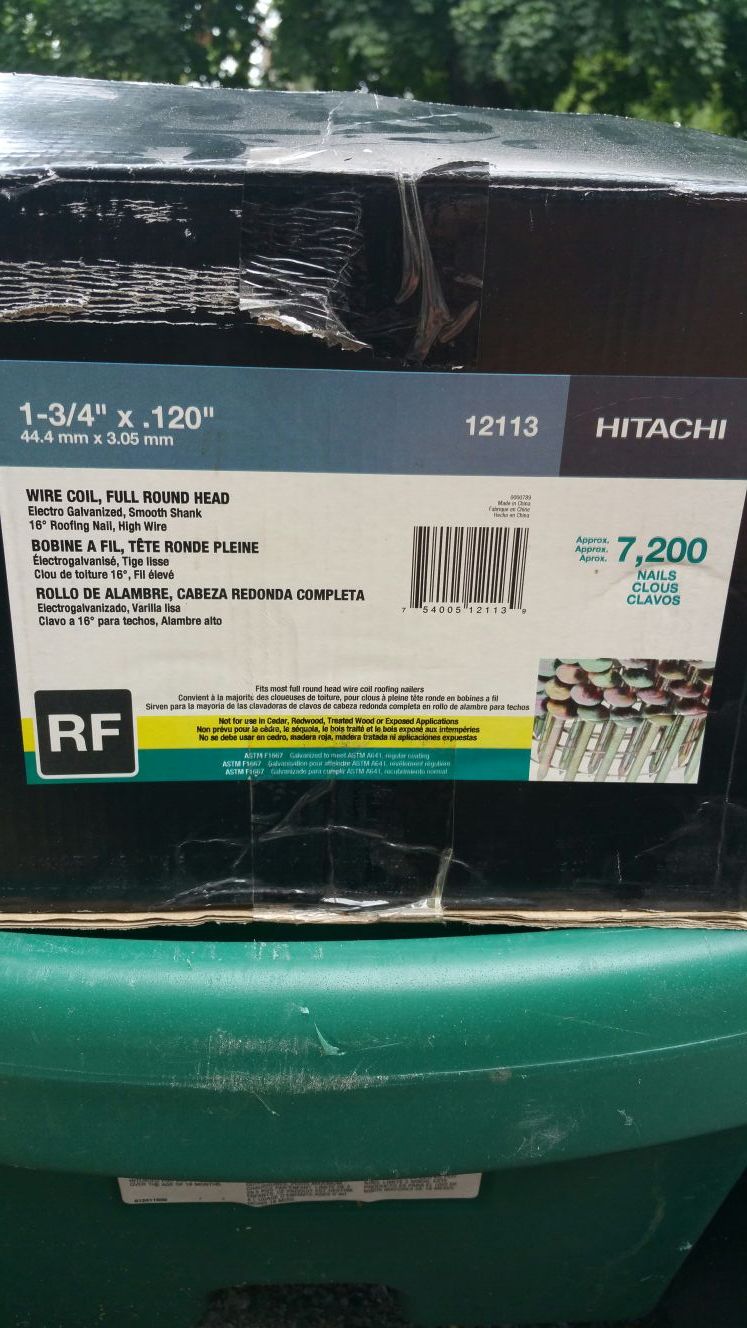 3/4 box coil nails