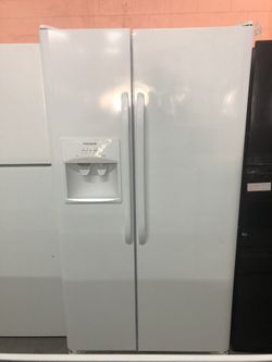 White Side by Side Refrigerator