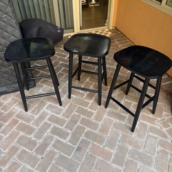 Black Counter Stool (3)