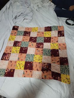 Handmade Quilt  Patchwork Quilt  "Patches" 30" x 30"