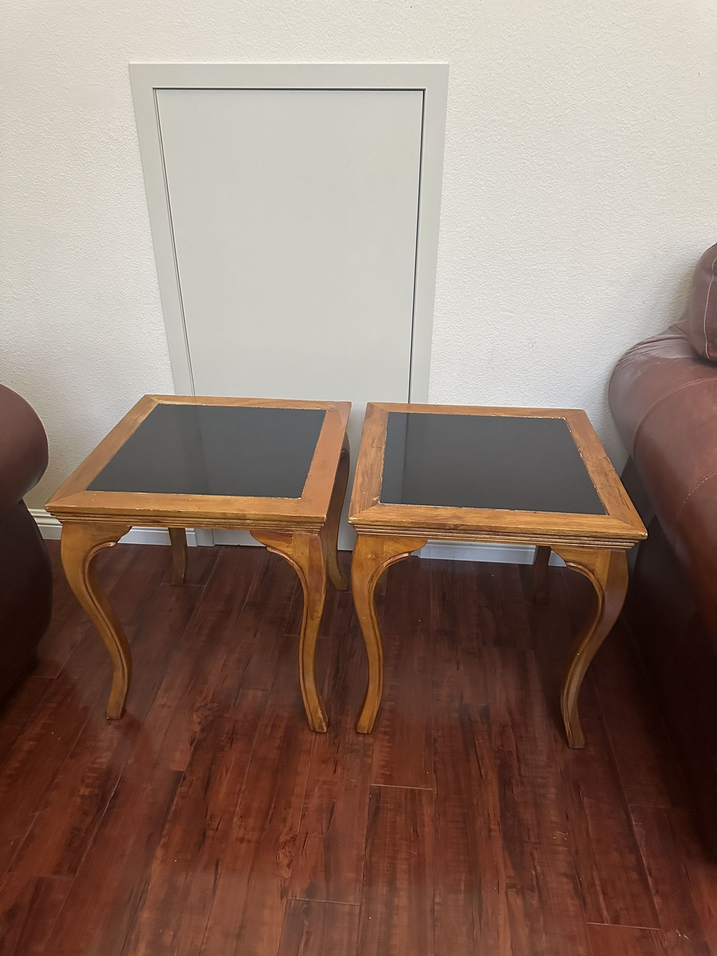 Tables Wood With Black Granite Top