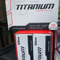 New- Golf Balls Titaniums 18 Count 