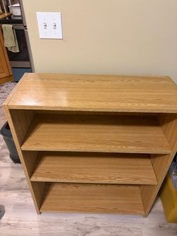 Solid Wood Storage Shelf