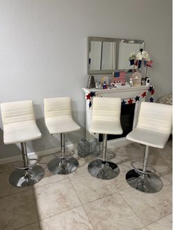 Set of 4 Kitchen Bar Stools