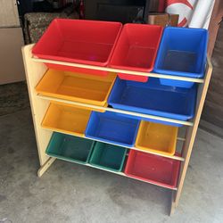 IKEA Kids Toy Rack Storage Bins
